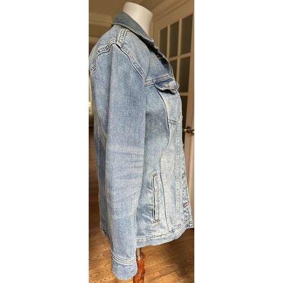 Madewell Denim Jacket XS Women's Blue Jean Trucker Style Classic 100% Cotton - Picture 4 of 11